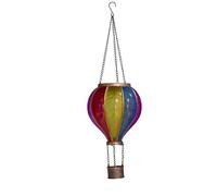 Smart Garden Ballon à suspendre à l'énergie solaire avec effet flamme vacillante Blanc chaud 37 x 11 cm