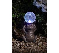Smart Garden Décoration de Jardin Grenouille à énergie Solaire