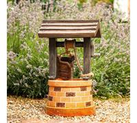 Smart Garden Fontaine Bain D’Oiseaux Solaire Extérieure Multicolore Jardin