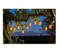 Smart Garden Guirlande solaire 4,7 m 10 lampions CoolFlame effet flamme - noire