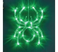 Smart Garden InLit ScarySpider Décoration à suspendre pour Halloween Vert | Décoration d'intérieur en plastique à suspendre avec 38 LED et minuterie 6 heures allumées et 18 heures éteinte