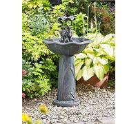 Fontaine solaire bain d'oiseaux Duo de Grenouilles