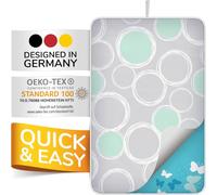 smart&gentle Made in Germany Tapis de Repassage sur Table pour fers à Vapeur 100x65cm - Nappe de Repassage sur Table antidérapant, Nappe a Repasser avec Protection Contre la Chaleur et l'humidité