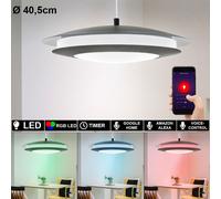 Smart Home LED Plafonnier Lampe RVB Lumière du Jour Salon App Suspension Eglo 33329