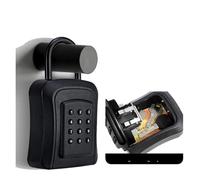 Smart Key Sto Lock Box IPX5 Coffre-fort Bluetooth étanche avec mot de passe dynamique et design en alliage avec télécommande Tuya avec crochet