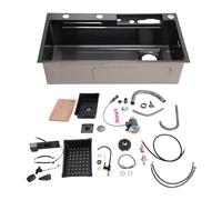 Smart Kitchen Sink Professional Stainless Steel Thickened Brushed Surface Large Capacity Washbasin Digital Display Kitchen Sink