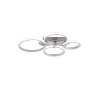 Smart LED plafonnier dimmable App Télécommande changement de couleur RGB lampe de salon, 26W 900lm blanc chaud-blanc froid, LxlxH 59x47x8 cm