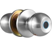 Smart Lock Keyless Entréest��r Bouton d'empreinte digitale Ty App Fonctionnement à distance Connecteur de type C Batterie rechargeable BT 3 en 1 Empreinte/bouton/application f��r 35-55 mm B��ro Chambr