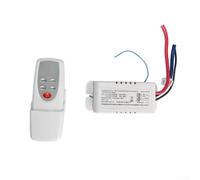 Smart pour interrupteur lumineux 1/2/3 voies Télécommande 80 m de portée WiFi Interrupteur Smart Home AC 220 V 1500 W Commande de charge Interrupteur universel pour lampes LED plafonniers pour blanc