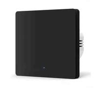Smart pour zigbee 3.0 Interrupteur mural 1 gang sans conducteur neutre, commande vocale compatible avec Alexa et Google Home, pour télécommande de l'application tuya, fonction mémoire, ignifuge ABS