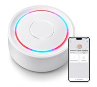 Smart Power Plugs - Zigbee Smart Plug with Metering and Timer Function, Tuya App Control, Push Notification, Zigbee Hub Required, 16A Socket, Work with Alexa, Google Home (ZigBee Gateway)