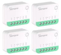 Smart Switch, compatible avec Matter,vocale activée, lot de 4 MINIR4M