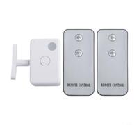Smart Switch Robot Télécommande sans fil pour lumières infrarouges Bouton poussoir Facile à installer sans câblage Domotique ABS blanc 1 à 2 télécommandes (hôte + 2 télécommandes)