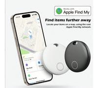 Smart Tag Pro, Traqueur de bagages, Compatible avec l'application Apple Where Is (iOS uniquement), Cherche-clés, Convient pour les clés, les bagages, les valises, les portefeuilles, IP67 Étanche, Pack
