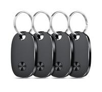Smart Traceur Lot de 4, Smart Tag Fonctionne avec Apple Find My (iOS Uniquement), Batterie remplaçable, IP67 Étanchéité Localisateurs D’Objets Bluetooth Tracker pour Valises/Portefeuilles/Clés/Sacs