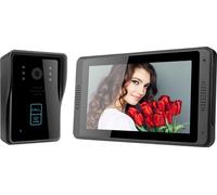 Smart WiFi DoorBell Video Intercom avec caméra 7 -pouces -écran LCD Support��application à distance déverrouiller Tuya