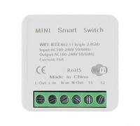 Smart WLAN Schalter 16A Timer App Steuerung | Charge de 16 A, fonction minuterie, pour application smartlife/tuya, pas de hub, installation facile