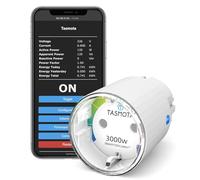 SMARTERCURRY Mini prise intelligente Tasmota - Prise Wi-Fi ESP32 - Compteur électrique - Minuterie - Fonctionne avec MQTT, Domoticz, ioBroker Home Assistant Google Alexa - 2,4 GHz