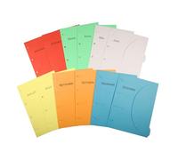 Smartfolder Échéancier: 12 Smartfolder de Janvier à Décembre - Pochette de Rangement - format A4