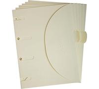 Smartfolder Naturel - Pack de 6 Pochettes de Rangement - format A4