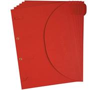 Smartfolder Rouge - Pack de 100 Pochettes de Rangement - format A4