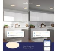 SMARTLIGHT OJA 42 plafonnier Plastique Blanc LED integrée 2700-6500K - Nordlux 2015136101