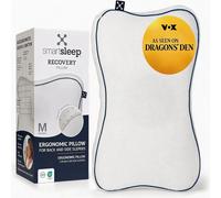 smartsleep® Oreiller orthopédique - Coussin de soutien cervical - Oreiller ergonomique en mousse à mémoire de forme avec creux pour la tête - Soutien HWS pour les dormeurs sur le dos et sur le côté