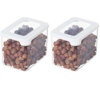 SmartStore - Boîte de Conservation Alimentaire Hermétique - 0,8 L - Design Finlandais - Organisez Votre Garde-Manger avec Style et Praticité - Transparent - Polypropylène (Lot de 2)