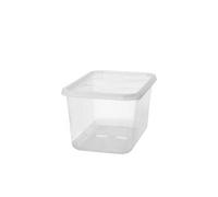 Boîte de rangement transparente avec couvercle 44 litres Basic L