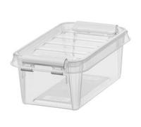 SmartStore Boîte de rangement CLASSIC 0,3 L, clips: blanc