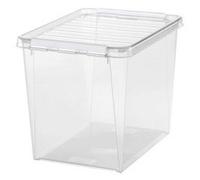 SmartStore Boîte de rangement CLASSIC 25 L, clips: blanc