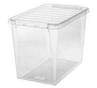 SmartStore Boîte de rangement CLASSIC 66 L, clips: blanc