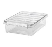 SmartStore Boîte de rangement CLASSIC 7,5 L, clips: blanc