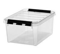 Boîte en plastique avec couvercle clipsable 8 litres - Clips Blancs