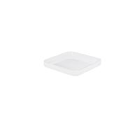 SmartStore | Couvercle Carré | Blanc | Organisateur de cuisine, salle de bain, bureau, réfrigérateur | Apte alimentaire et sans BPA | Garantie 10 ans | L20 x W20 x H2.5 cm