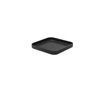 SmartStore Couvercle pour boîte de rangement Square M et L noir, plateau | Plateau robuste pour petits objets, dans les tiroirs et sur les plans de travail, empilable, passe au lave-vaisselle