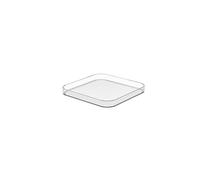 SmartStore Couvercle pour boîte de rangement Square transparent, empilable | Rangement modulable pour cuisine, salle de bain et buanderie, couvercle servant aussi de plateau, passe au lave-vaisselle