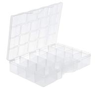 SmartStore Grande Boîte de Rangement pour Petits Objets - Grand Organiseur - Rangez et Organisez Votre Maison avec Style et Praticité - Plastique Transparent