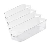SmartStore | Slim Boîte de rangement 1,3 L | Transparente | Organisateur de cuisine, salle de bain, bureau, réfrigérateur | Apte alimentaire et sans BPA | Garantie 10 ans | L29 x W9.5 x H6.5 cm