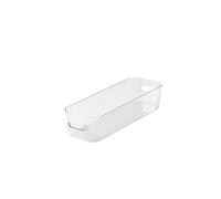 SmartStore | Slim Boîte de rangement 1,3 L | Transparente | Organisateur de cuisine, salle de bain, bureau, réfrigérateur | Apte alimentaire et sans BPA | Garantie 10 ans | L29 x W9.5 x H6.5 cm