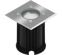 Smartwares 01.586.20 Luminaire extérieur encastrable GU10 LED 3 W argent