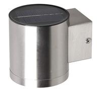 Smartwares Applique Murale Solaire Extérieure 10.022.70, Lampe LED 35 Lumens à Énergie Solaire, Acier Inoxydable IP44 Sans Fil, Éclairage Jardin, Terrasse, Entrée, Autonomie Jusqu’à 8 h - 10.022.70