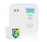 Smartwares détecteur de CO - Pile 10 Ans - Écran & indicateur LED - Bouton de Test - FGA-13091