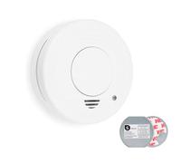 Smartwares Détecteur de fumée avec fixation magnétique, sonnerie d'alarme de 85 dB pour une protection fiable contre l'incendie