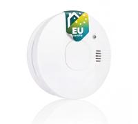 Smartwares Détecteur de Fumée, Capteur 10 Ans, Pile Remplaçable 1 An | Alarme sonore 85 dB à 3 m, Bouton test, Fonction sourdine, Certification TÜV, FSM-11710