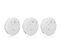 Smartwares Détecteurs de fumée 3 pcs 10x10x3,3 cm Blanc