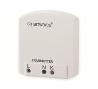 SMARTWARES Émetteur radio encastrable SH4-90156, Mini, interrupteur encastrable à 2 canaux