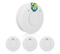 Smartwares Détecteurs de fumée FSM-12503 – 85 dB, capteur optique, pile 10 ans, Label Q – Lot de 3