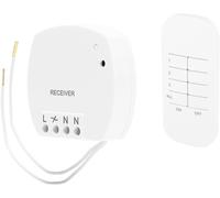 Smartwares Variateur sans fil SH4-99560 – FSK 433 MHz, Télécommande à variation, 230V/100W, Blanc