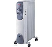 Smartway WFOR229, radiateur soufflant à mazout, mazout, intérieur, couloir, blanc, bouton rotatif
